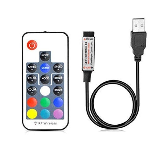 Light LED pásek 5V USB SMD5050 RGB, 3 metry