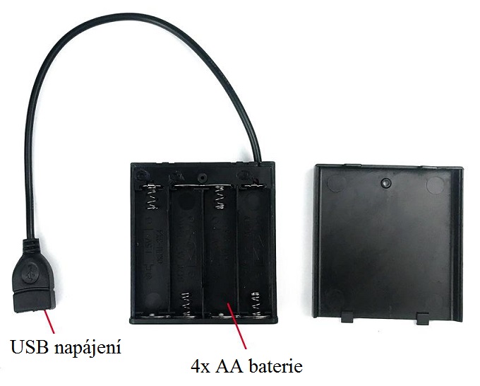 Light B5401 LED pásek na baterie RGB 1 metr