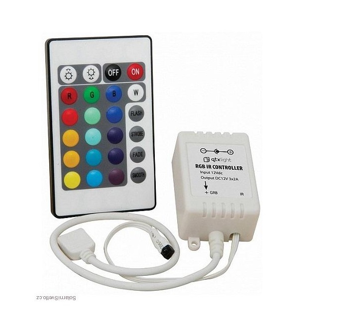 Light LED pásek 5050 60LED/m IP65 14,4W/m RGB, 5m, komplet 3A 