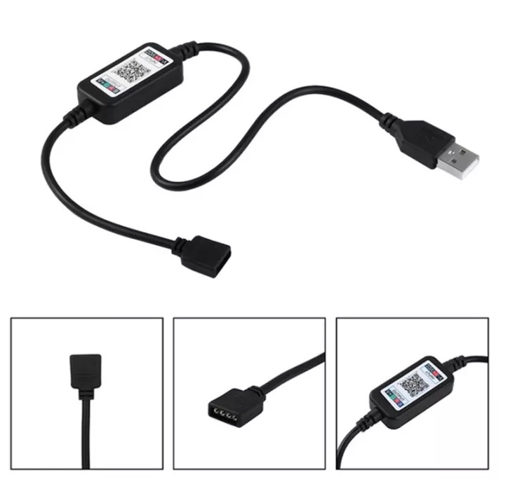 Light USB5534B LED pásek USB RGB, 4metry Bluetooth