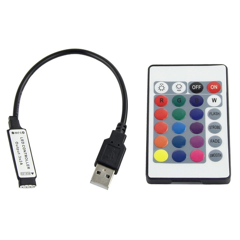 Light LED pásek do USB SMD3528 180LED/3m IP20 RGB, 3m