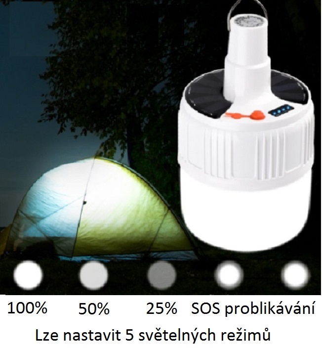Solar SK24 Solární kempingová lampa
