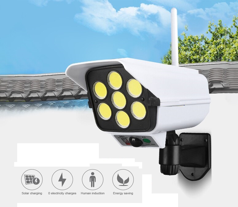 Solar 8/77 Zahradní světlo s pohybovým čidlem 77 LED COB