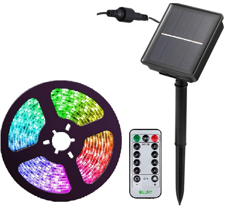 Light SS3M LED solární pásek RGB 3metry