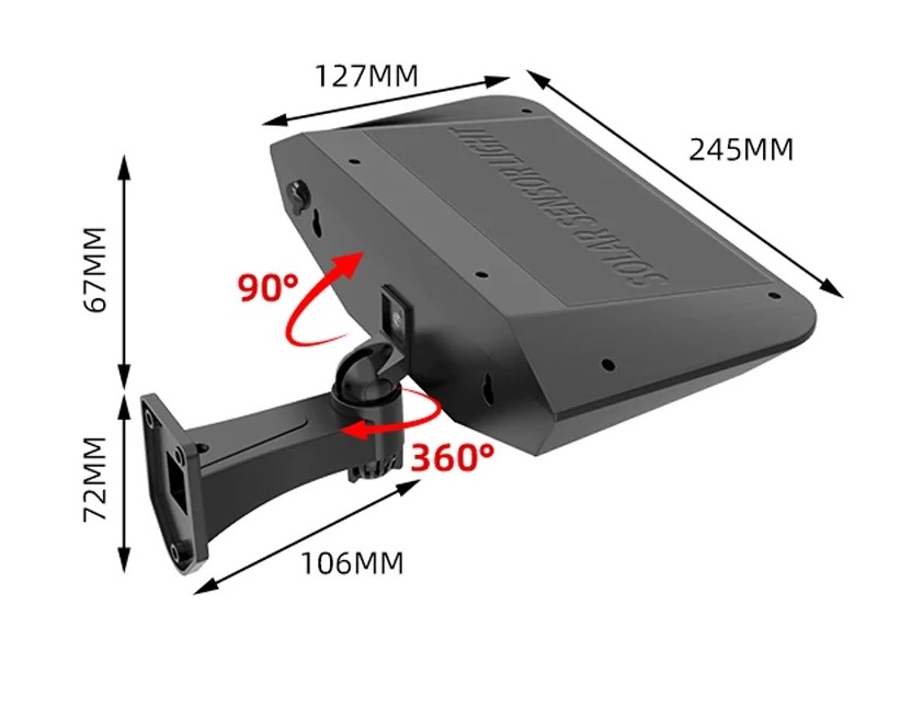 Solar SL138, Solární lampa 138x LED