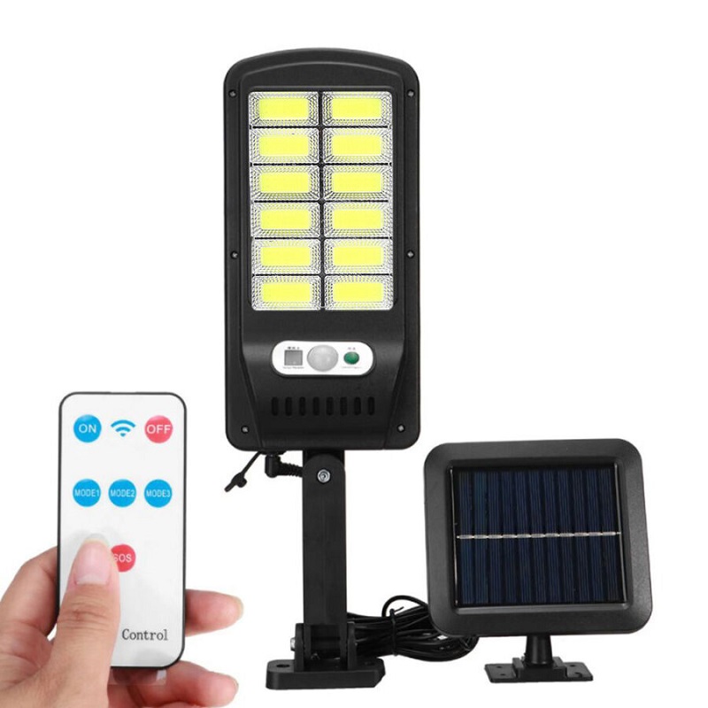 Solar12 Zahradní lampa s pohybovým čidlem 12x LED COB