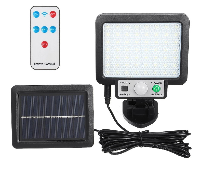 Solar 90/D Zahradní světlo s pohybovým čidlem 90 LED