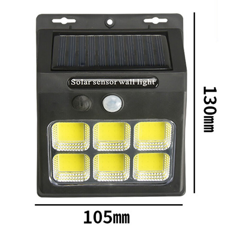 Solar S/6 Solární nástěnné světlo 6 LED COB