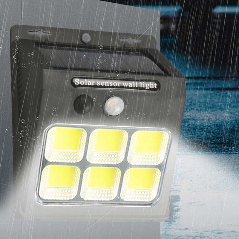 Solar S/6 Solární nástěnné světlo 6 LED COB