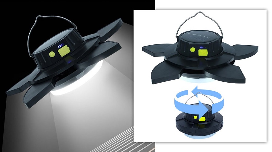 Solar SP96S Nabíjecí přenosná svítilna USB