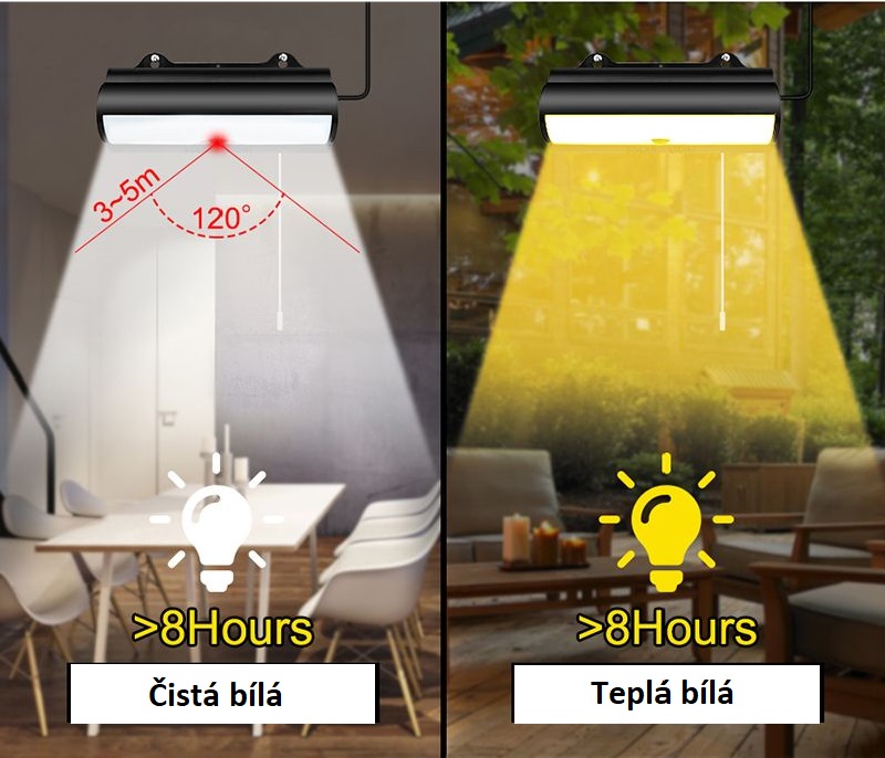 SOLAR S2/35 Solární osvětlení teplá bílá