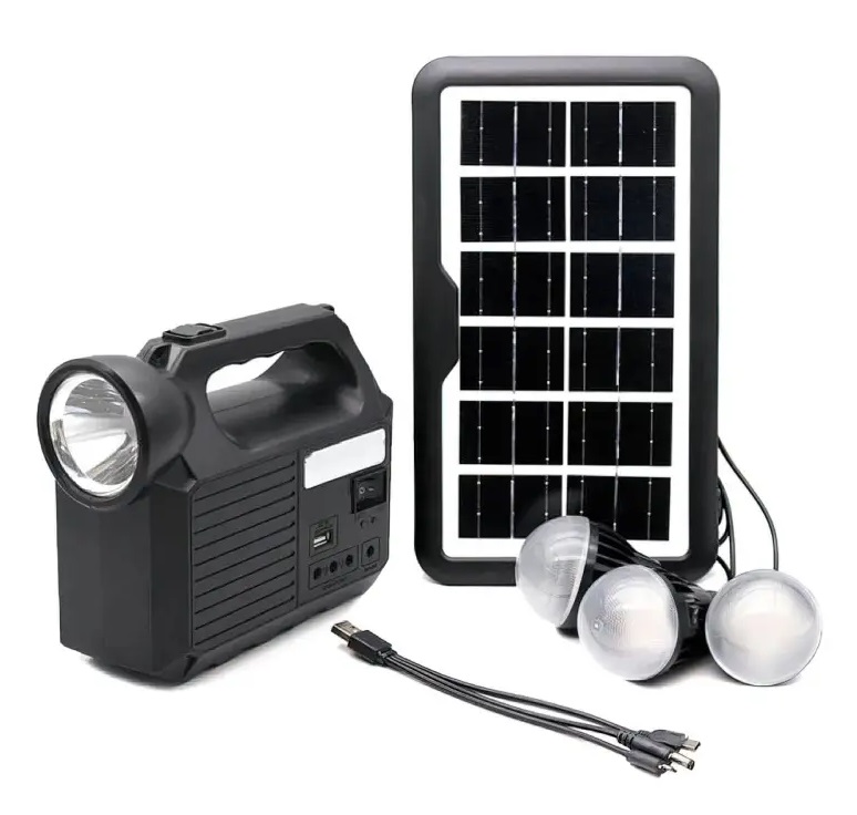 Solar GD80 Solární nabíječka, LED osvětlení, Powerbanka