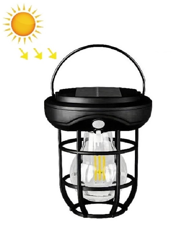 Solar COB184 Zahradní lampa s pohybovým čidlem 3x LED COB