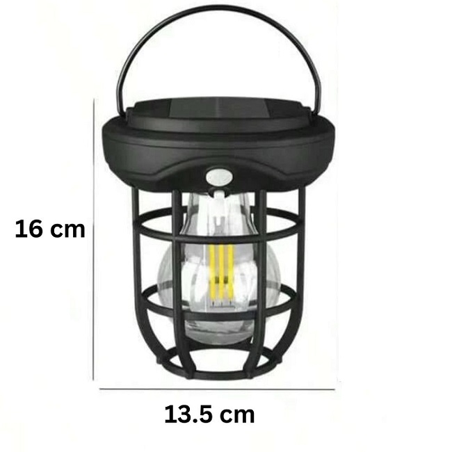 Solar COB184 Zahradní lampa s pohybovým čidlem 3x LED COB