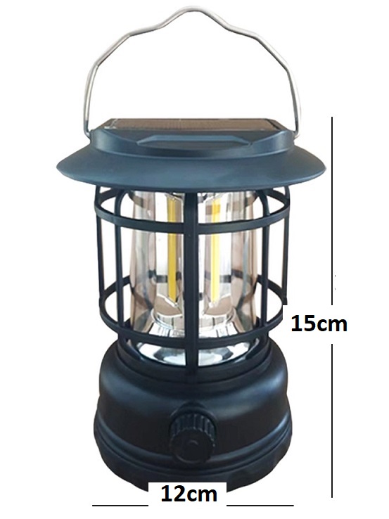 Solar SN03G Solární nabíjecí svítilna s USB zelená