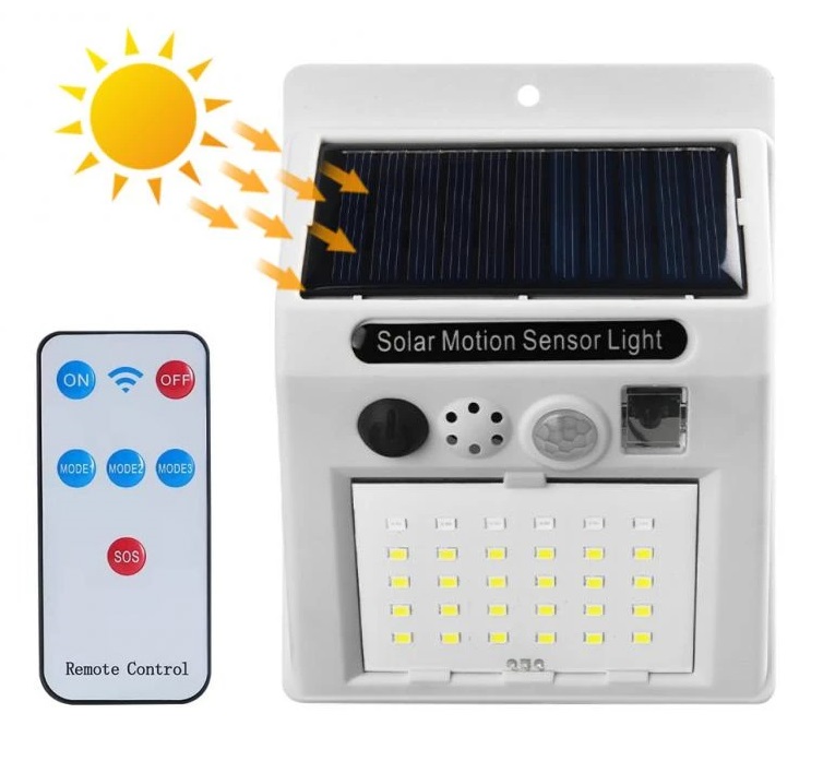 Solar ZS30 Zahradní světlo s pohybovým čidlem a alarmem