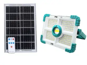 SOLAR S188 Solární LED osvětlení čistá bílá s dálkovým ovladačem