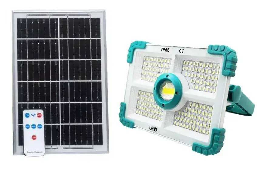 SOLAR S188 Solární LED osvětlení čistá bílá s dálkovým ovladačem