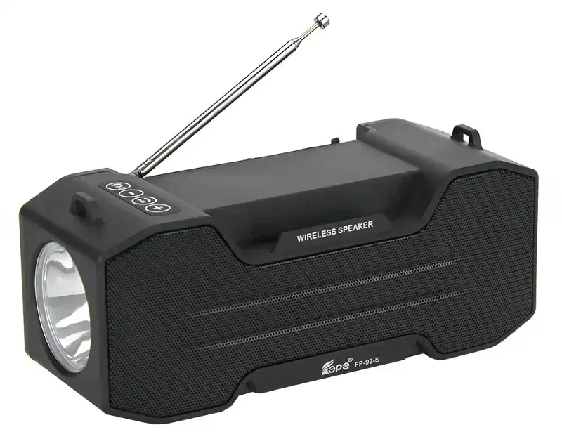 SR-92B Solární Bluetooth reproduktor rádio LED