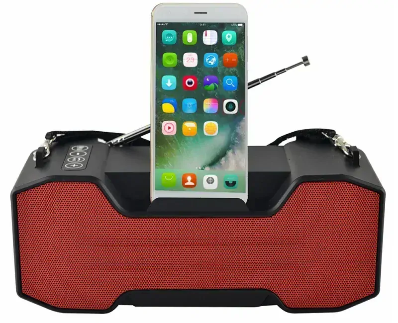 SR-92B Solární Bluetooth reproduktor rádio LED