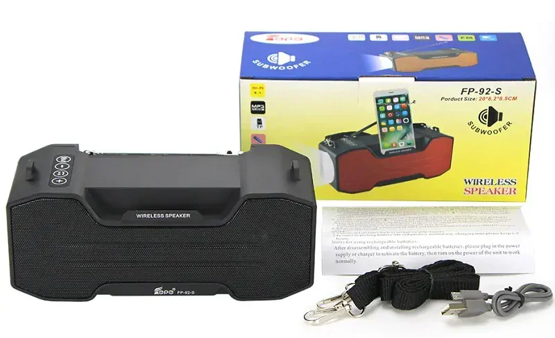 SR-92R Solární Bluetooth reproduktor rádio LED