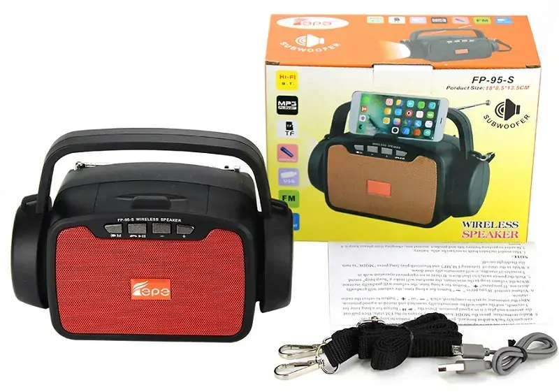 SR-95R Solární Bluetooth reproduktor rádio LED