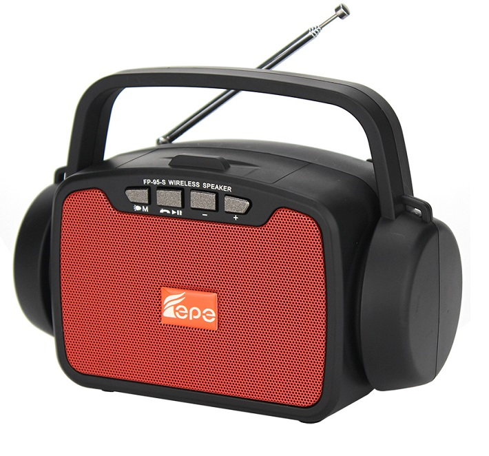 SR-95R Solární Bluetooth reproduktor rádio LED