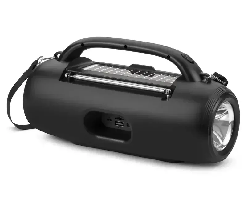 SR-R36 Solární Bluetooth reproduktor rádio LED světlo