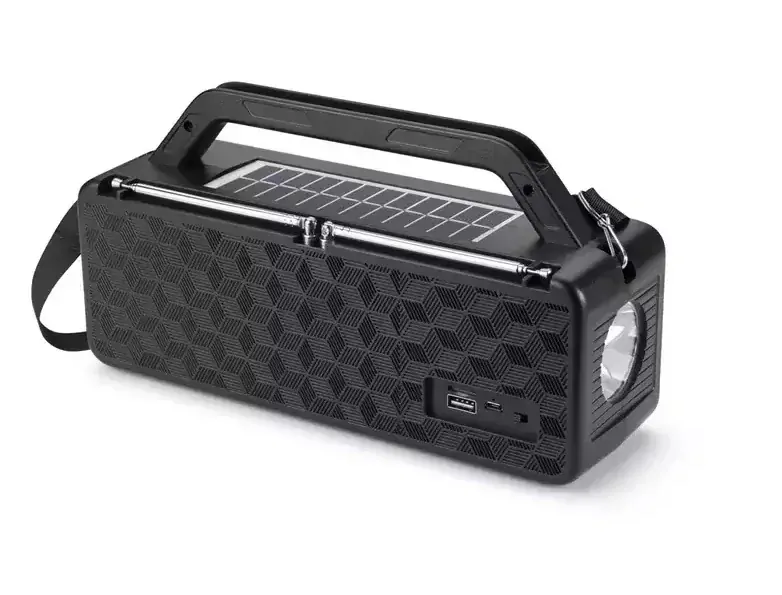 SR-U31 Solární Bluetooth reproduktor rádio LED