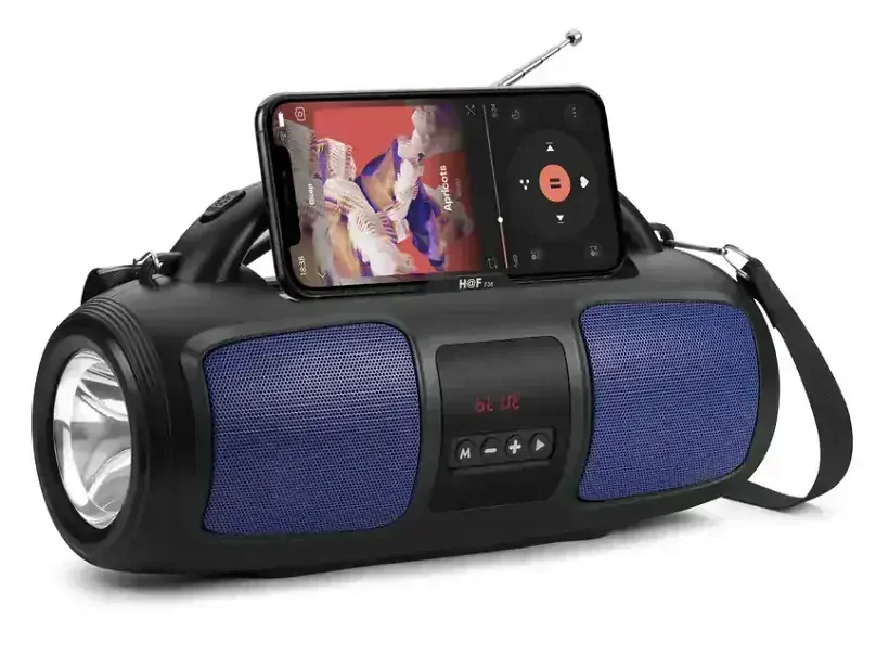 SR-U36 Solární Bluetooth reproduktor rádio LED světlo
