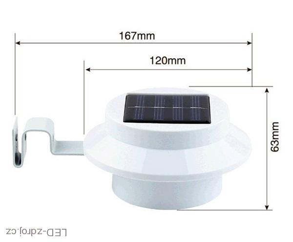 Solární závěsné světlo bílé K550 set 4 kusů