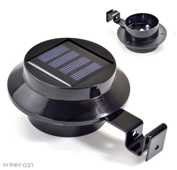 Solární závěsné světlo černé K580 set 4 kusů