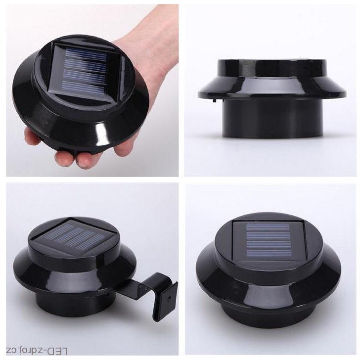 Solární závěsné světlo černé K580 set 4 kusů