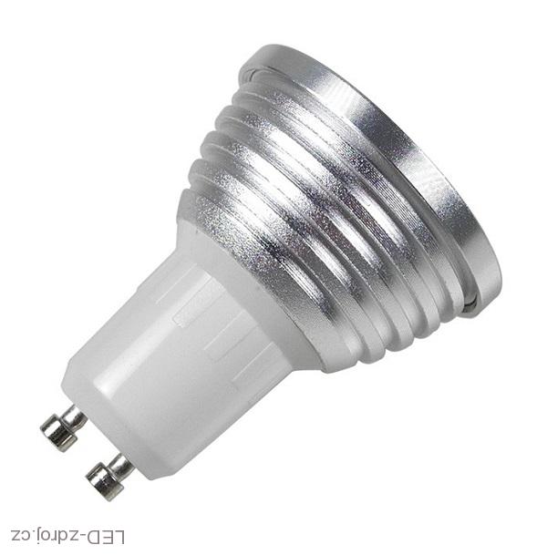LED žárovka RGB GU10 3W