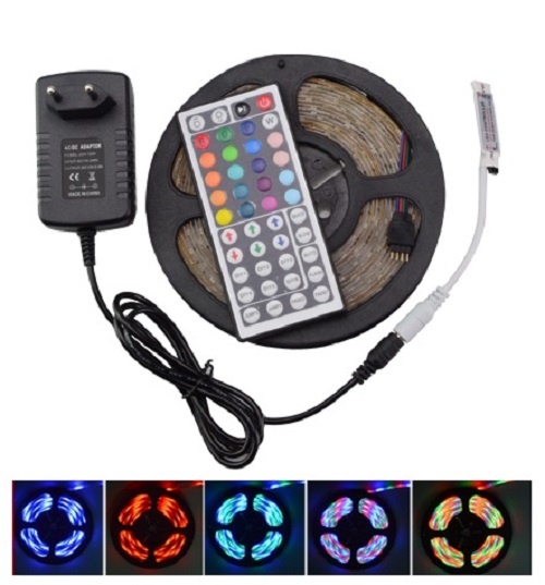 Light LED pásek 5050 60LED/m IP20 14,4W/m RGB, 2m, komplet