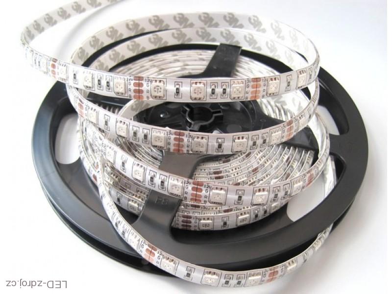 Light LED pásek 5050 60LED/m IP20 14,4W/m RGB, 5m