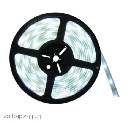 Light LED pásek 5050 60LED/m IP65 14.4W/m čistá bílá, 1metr, komplet s vypínačem