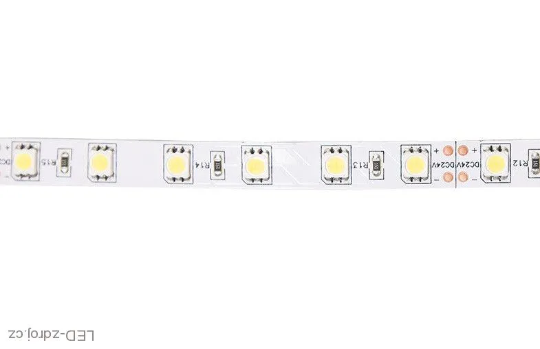 Light LED pásek 5050 60LED/m IP65 14.4W/m teplá bílá, 2 metry, komplet vypínač