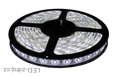 Light LED pásek 5630 60LED/m IP65 12W/m čistá bílá, 5 metrů, komplet