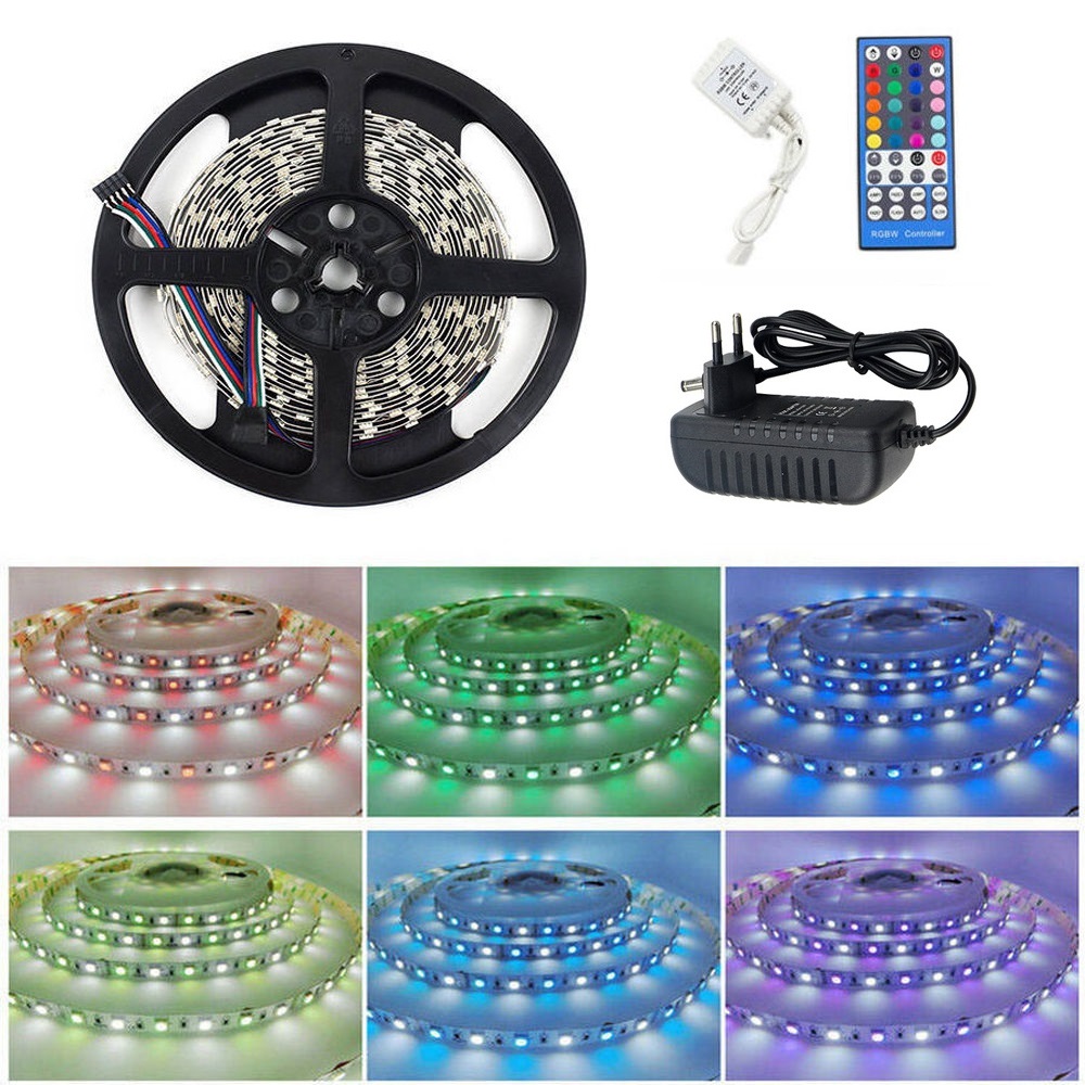 Light LED pásek 12V 5050 60LED/m IP65 12W/m RGBW bílá 1 metr komplet