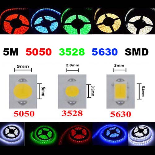 Light LED pásek 12V SMD 5050 60LED/m, IP20, 12W/m, RGB + bílá teplá 2,5 metru