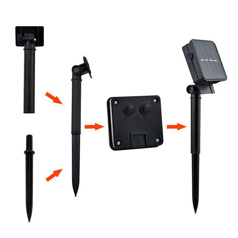 SOLAR 104/12 Solární světelný řetěz červená, 100LED/12 Metrů