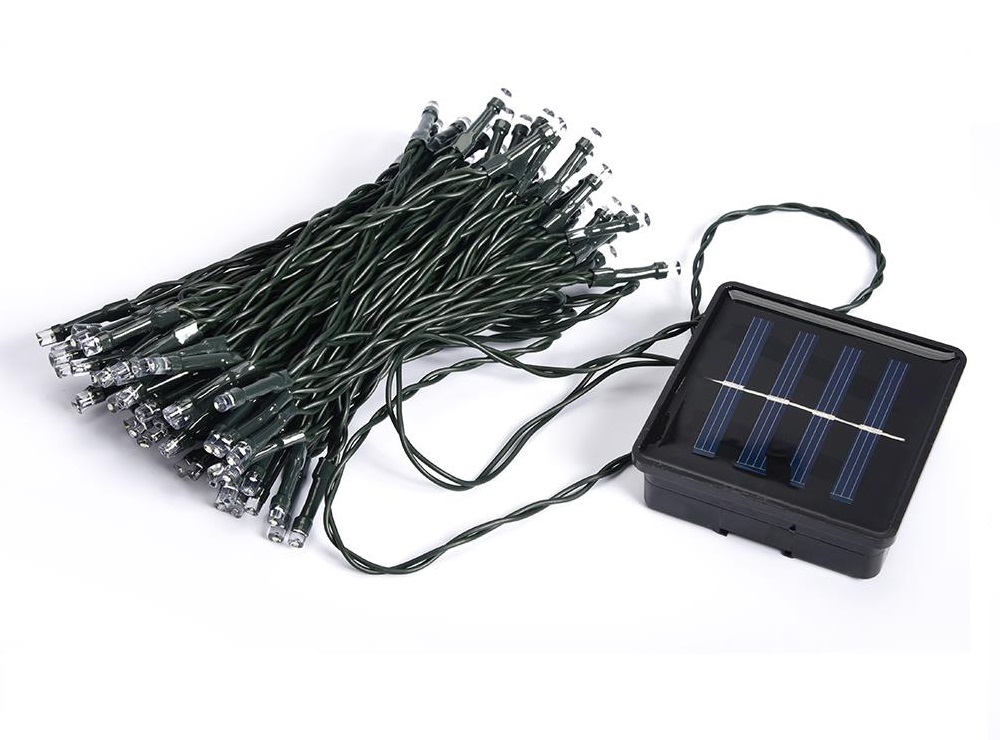 SOLAR 105/12 Solární světelný řetěz zelená, 100LED/12 Metrů