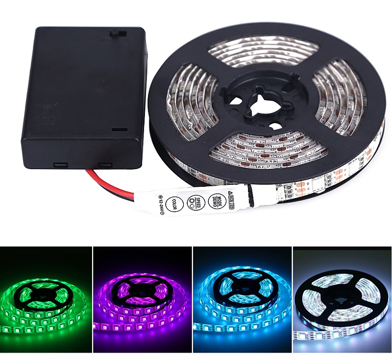 Light B5551 LED pásek na baterie IP65 RGB 1 metr