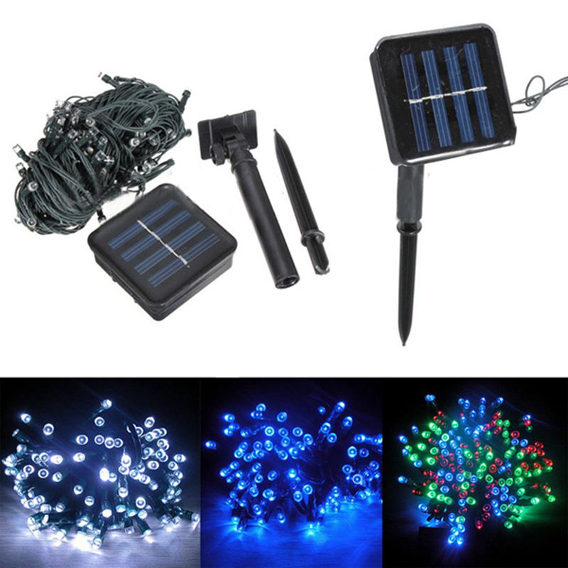 SOLAR 101/12 Solární světelný řetěz RGB, 100LED/12Metrů