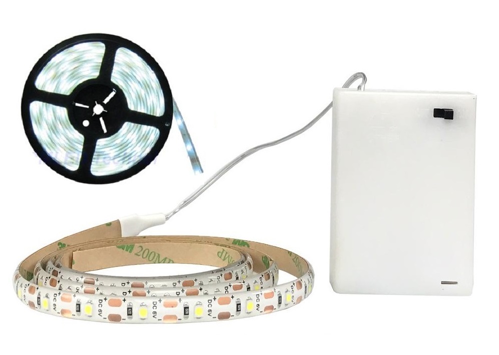 Light B3512 LED pásek na baterii čistá bílá 2 metry