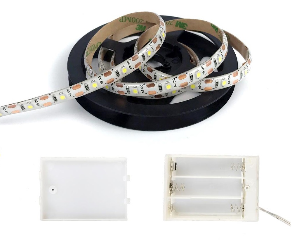 Light B3512 LED pásek na baterii čistá bílá 2 metry