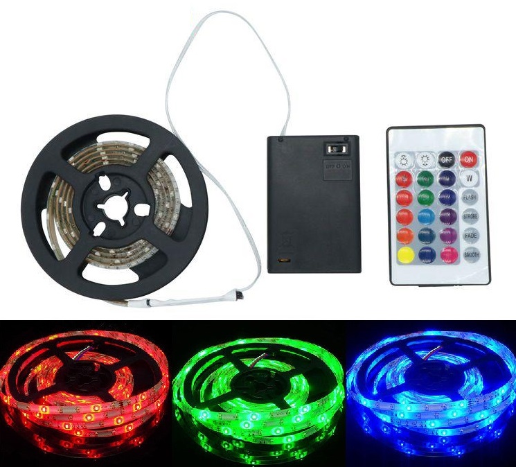 Light B3541 LED pásek na baterii RGB 1 metr