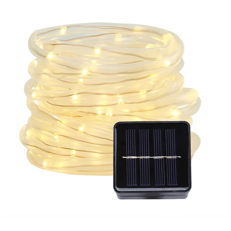 SOLAR 102/10 Solární osvětlovací hadice teplá bílá, 100LED/12 Metrů