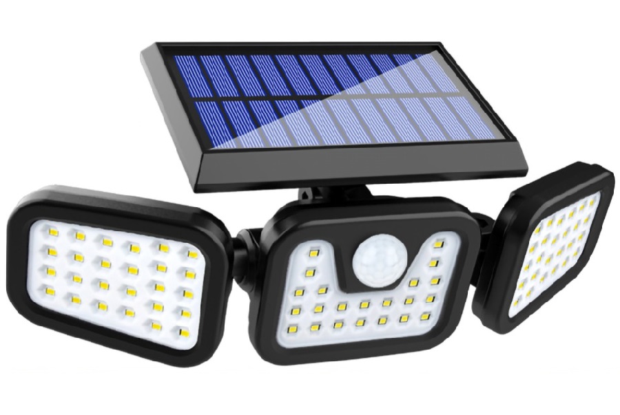 Solar 74 Zahradní světlo s pohybovým čidlem 74 LED